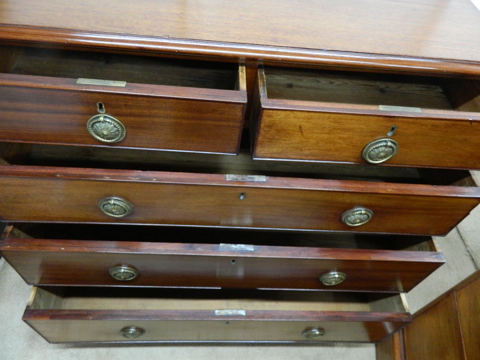 photo for sale Edwardian Mahogany Chest Of Drawers