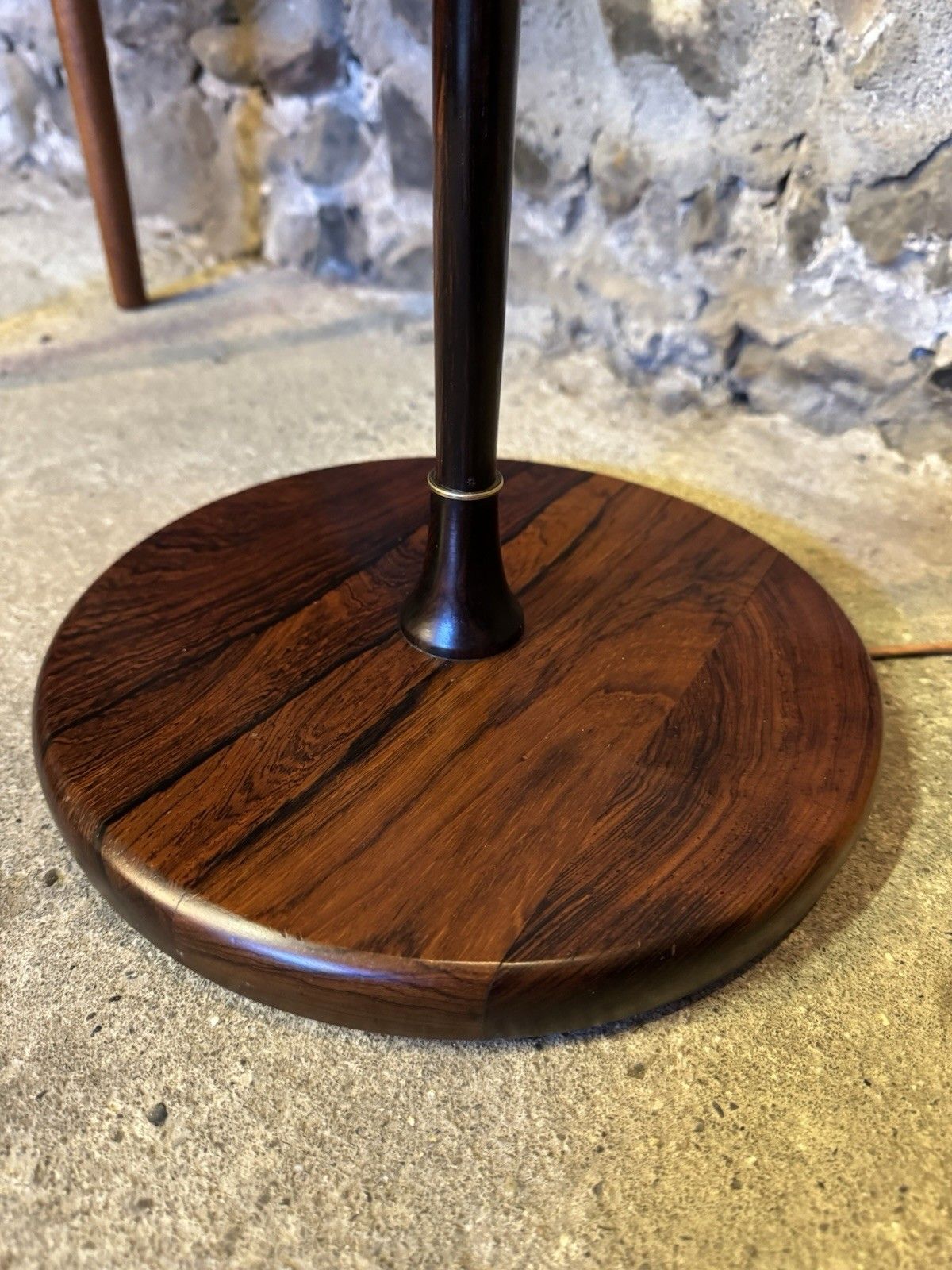 🚛 Vintage Mid Century Rosewood Danish/Scandinavian Floor Standard Lamp Retro photo buy