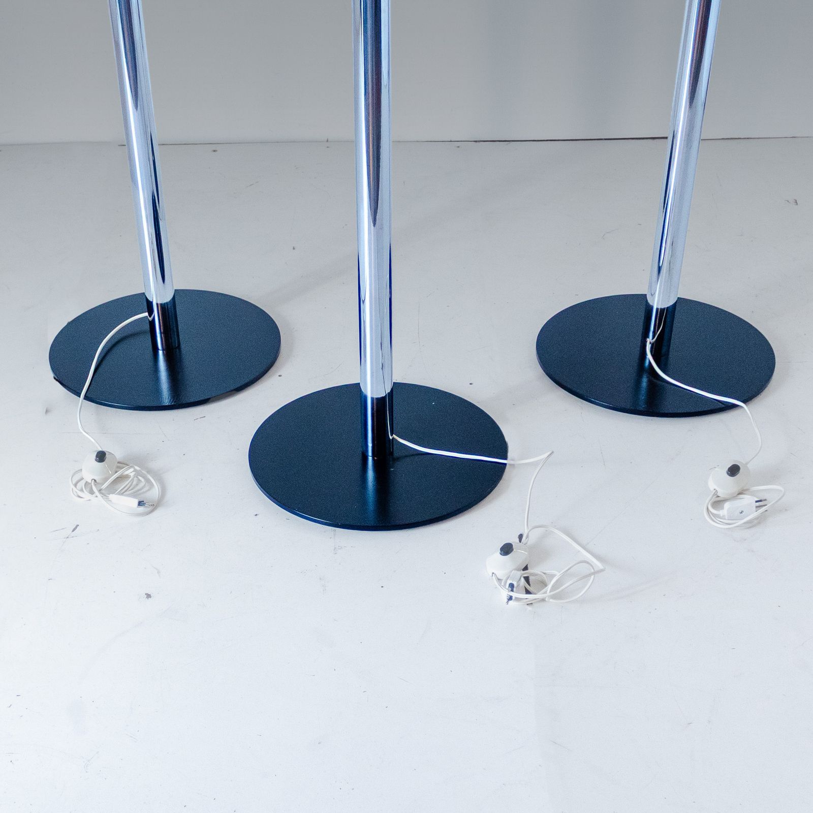 photo buy Set Of Three Vintage Floor Lamps, Italian Design In The Style Of Artemide, 1970s