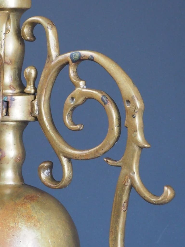photo vinterior Antique 18th Century Dutch Flemish Pair Of Triple Wall Sconces