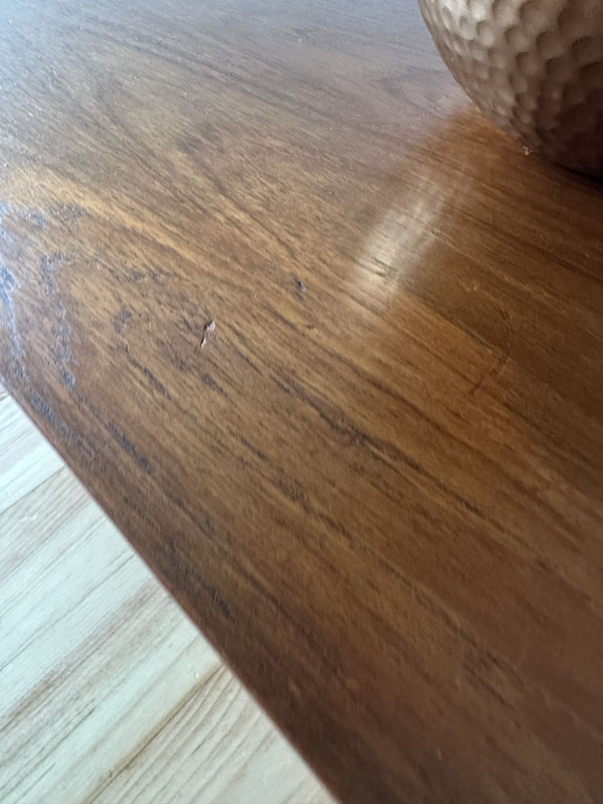 Mid Century Teak Coffee Table 1960's Tapered Legs photo vintage