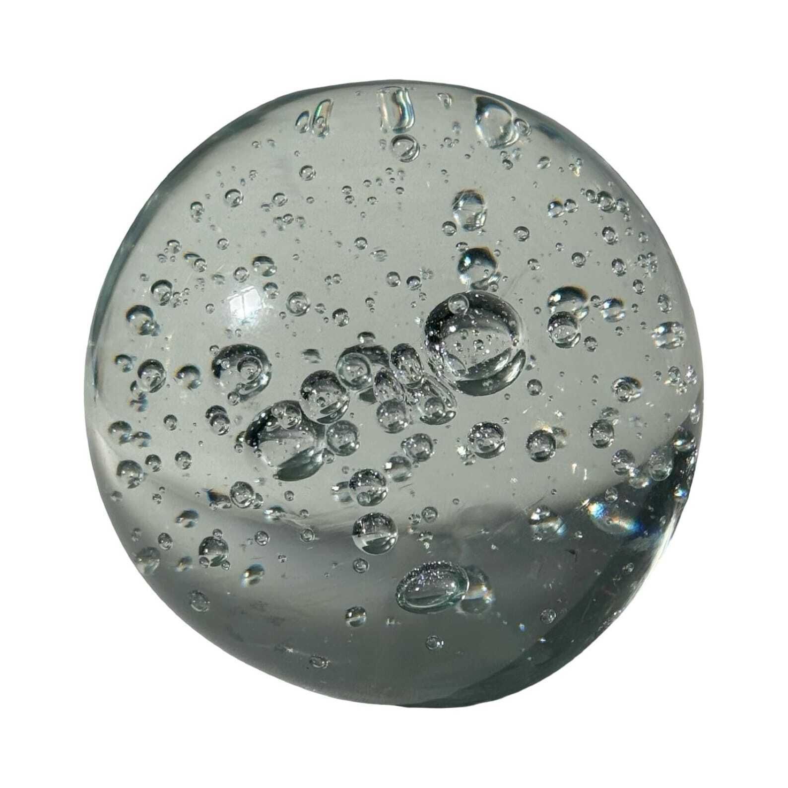 Handmade   Transparent   Paperweight / Paperweight   Trapped Air Bubbles   Large photo furniture