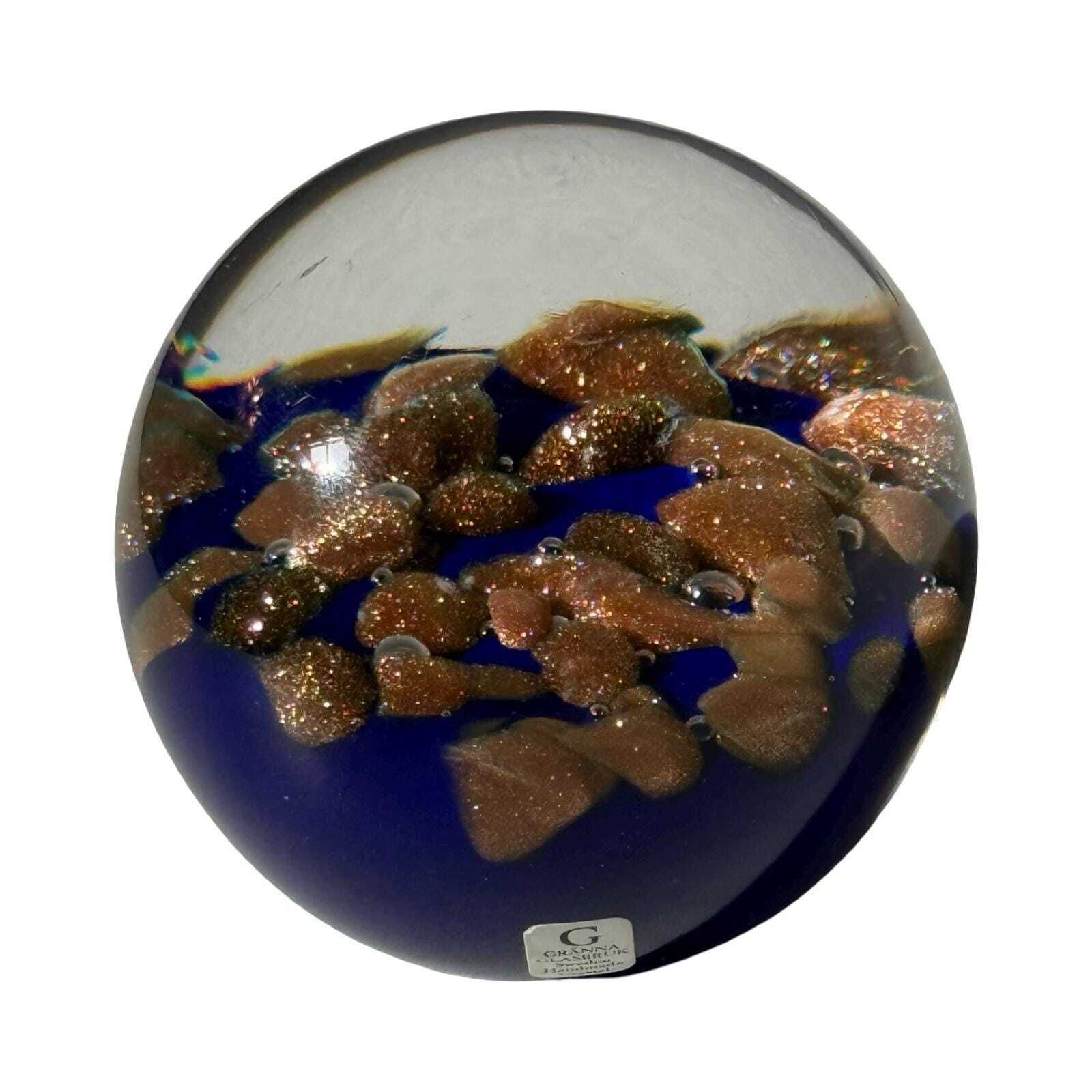 Handmade   Gränna Glasbruk Sweden   High Glossy / Sparkling   Paper Weight