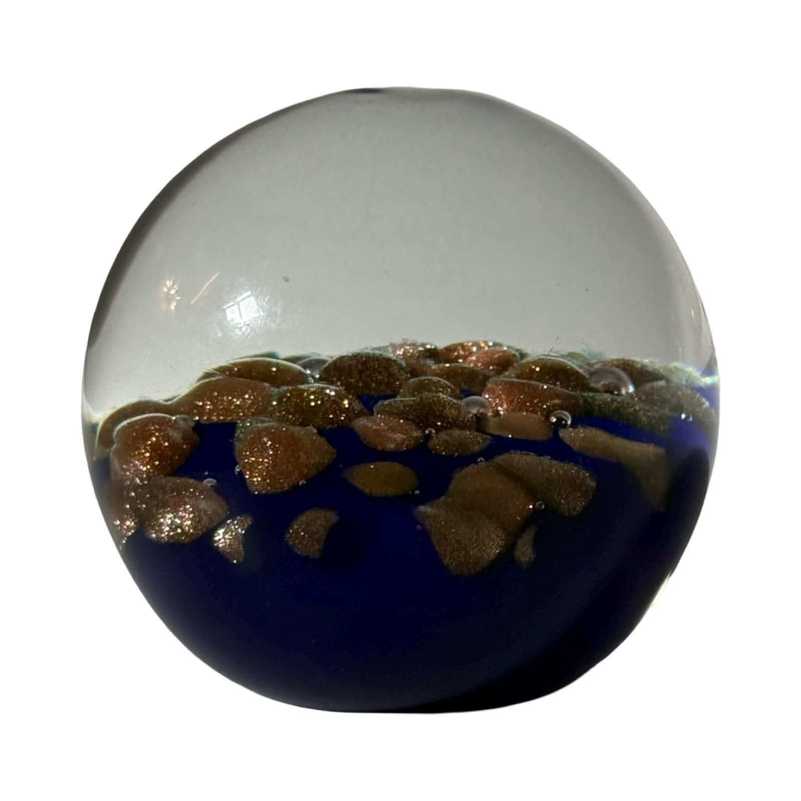 Handmade   Gränna Glasbruk Sweden   High Glossy / Sparkling   Paper Weight photo for sale