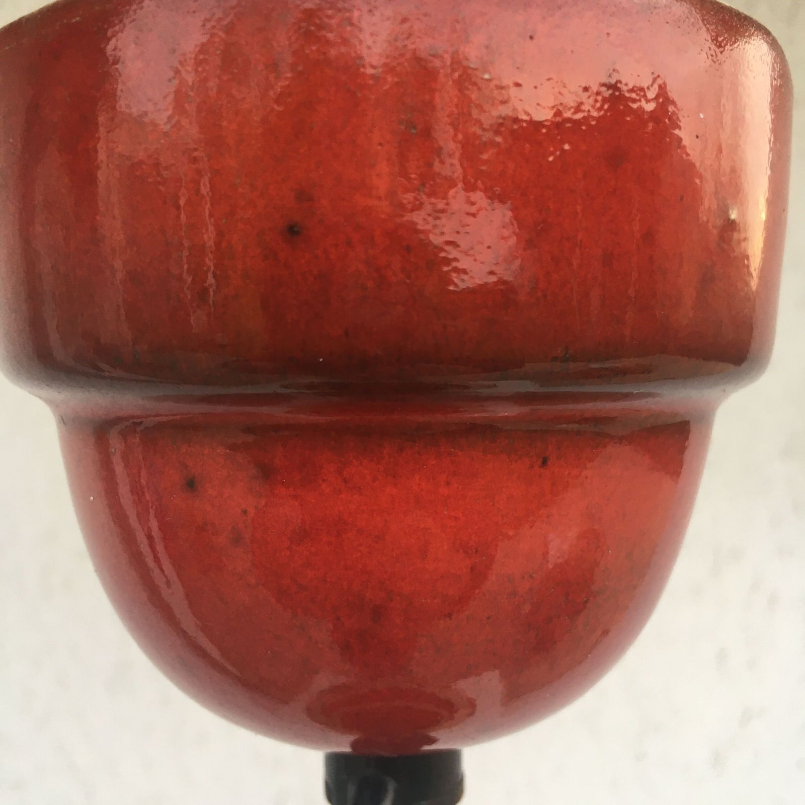 Rode Keramische Hanglamp photo Verlichting