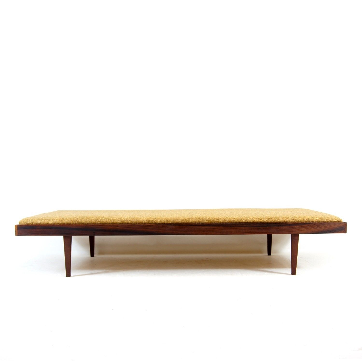 Retro Vintage Danish Single Day Bed Sofa Futon Mid Century Rosewood 50s 60s 70s