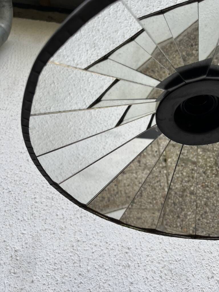 photo furniture Industriële Metalen Hanglamp Met Spiegel
