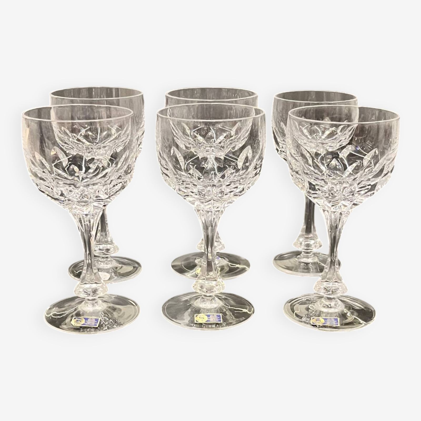Set Van 6 Speigelau Kristallen Glazen