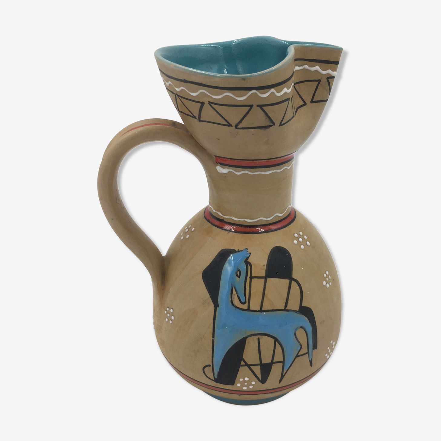 Terracotta Jug Artigiana Deruta