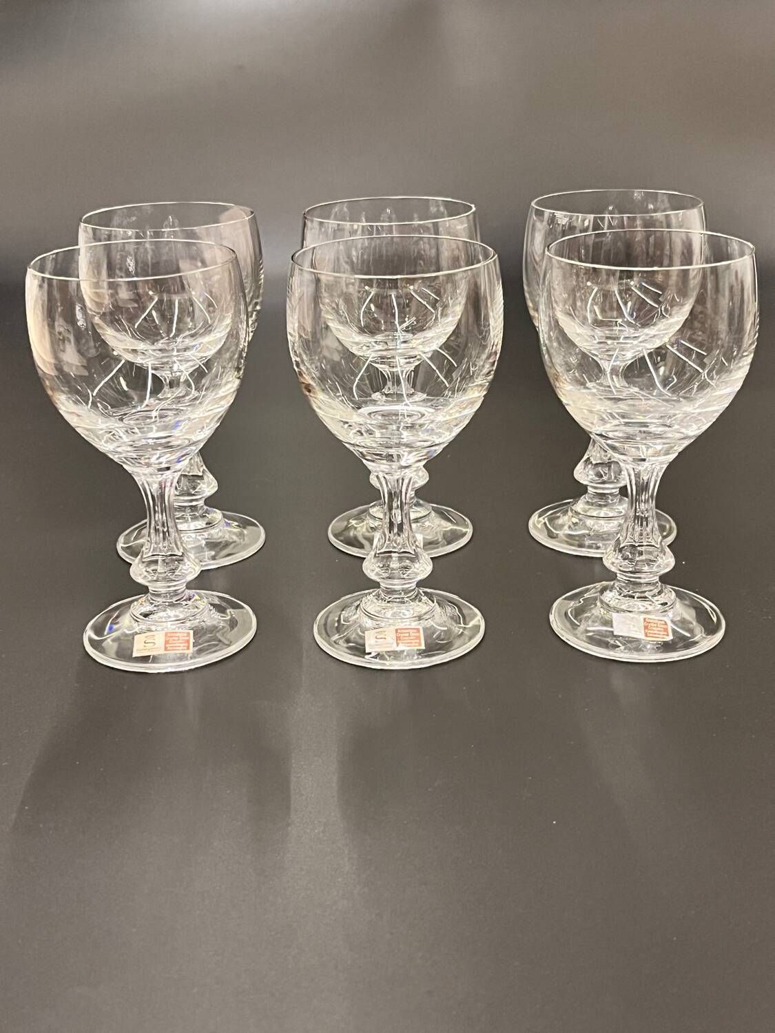 Set Van 6 Speigelau Kristallen Glazen photo furniture