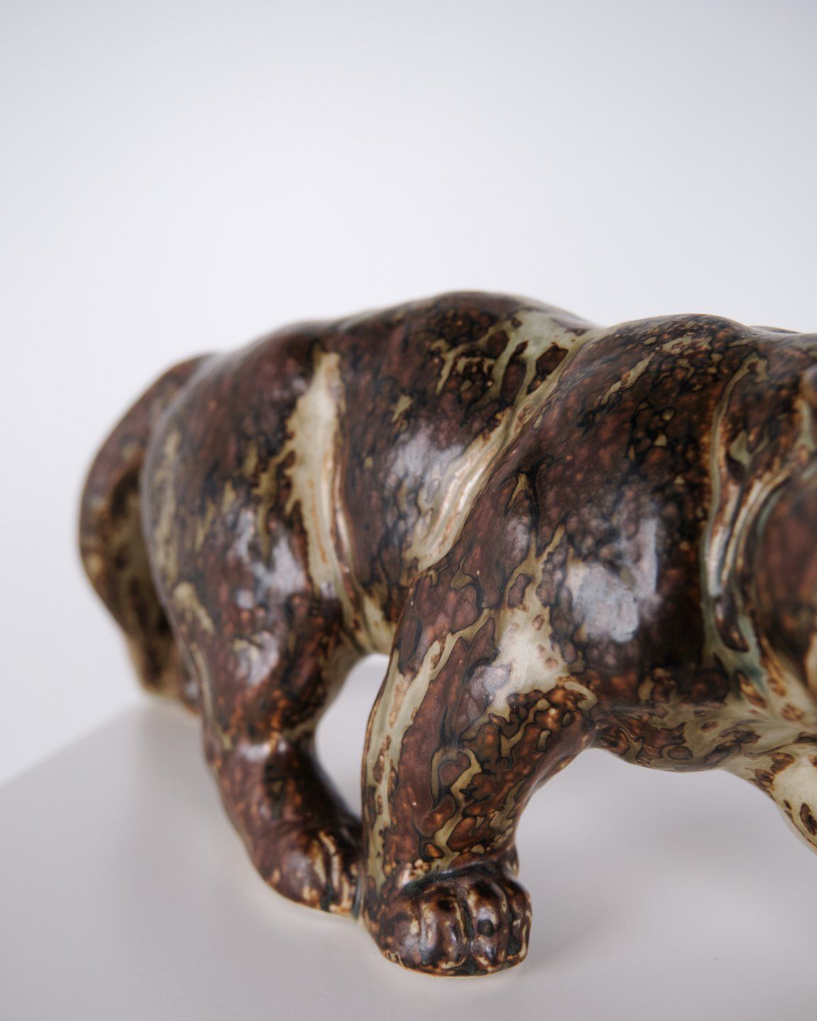 Stoneware Figurine   Panther Motif   Knud Kyhn   Royal Copenhagen   Model 20283 photo vinterior