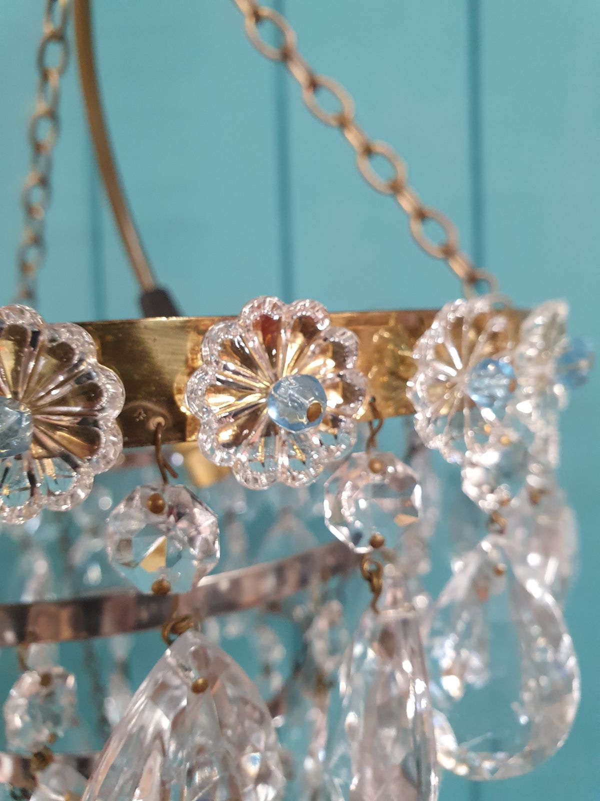 Early 20th Century Drip Chandelier 11" photo buy