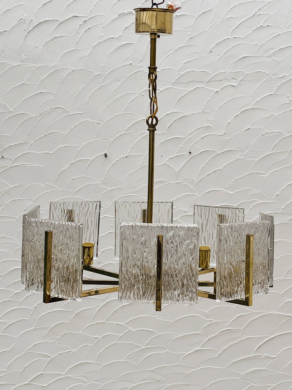 Iceberg Vintage Brass Chandelier photo Lighting