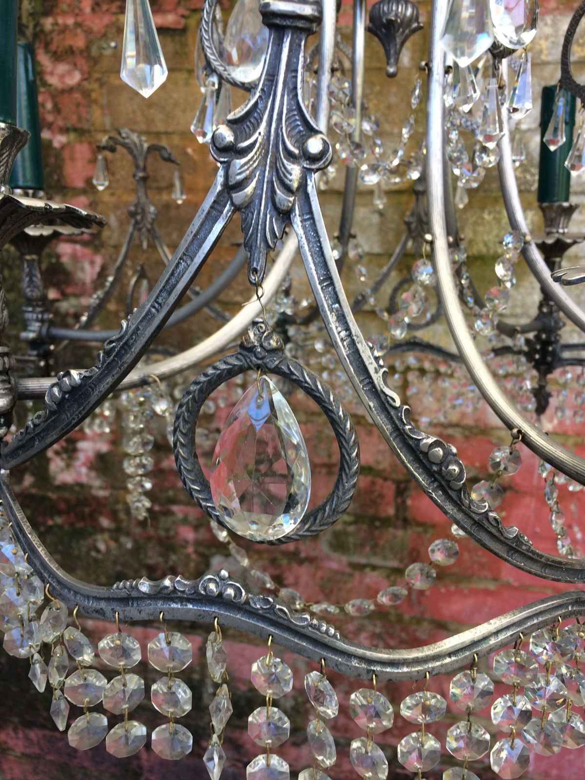 Nikkel Bronzen Kroonluchter photo furniture