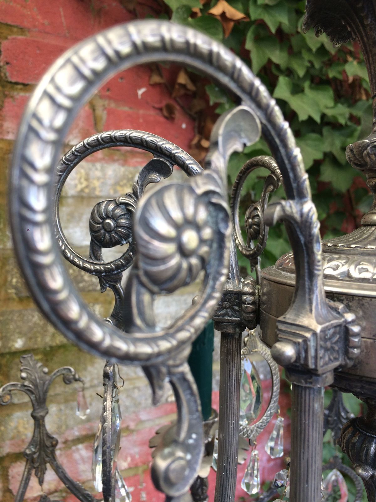 Nikkel Bronzen Kroonluchter photo buy