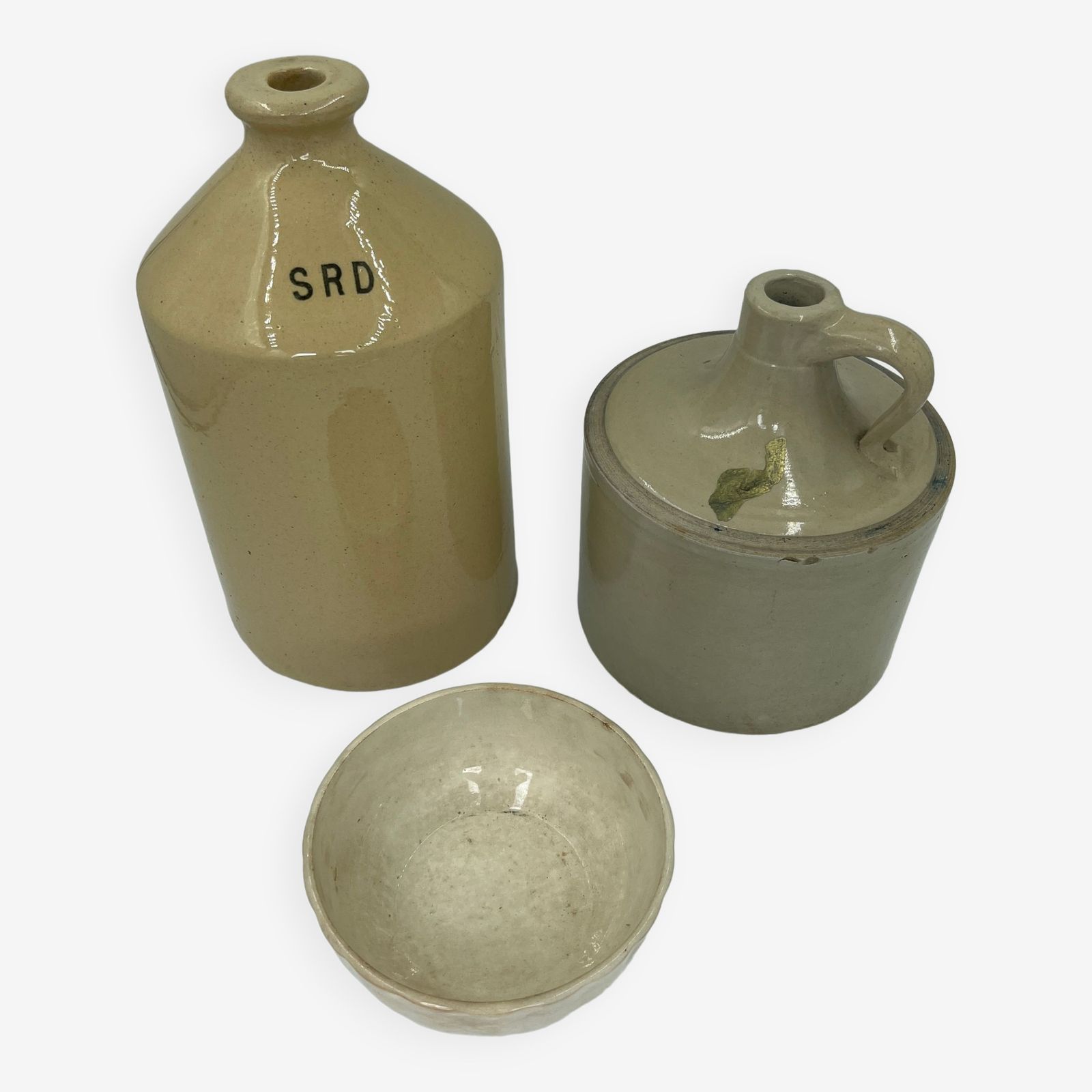 Set Van 3 Beige Keramische Objecten