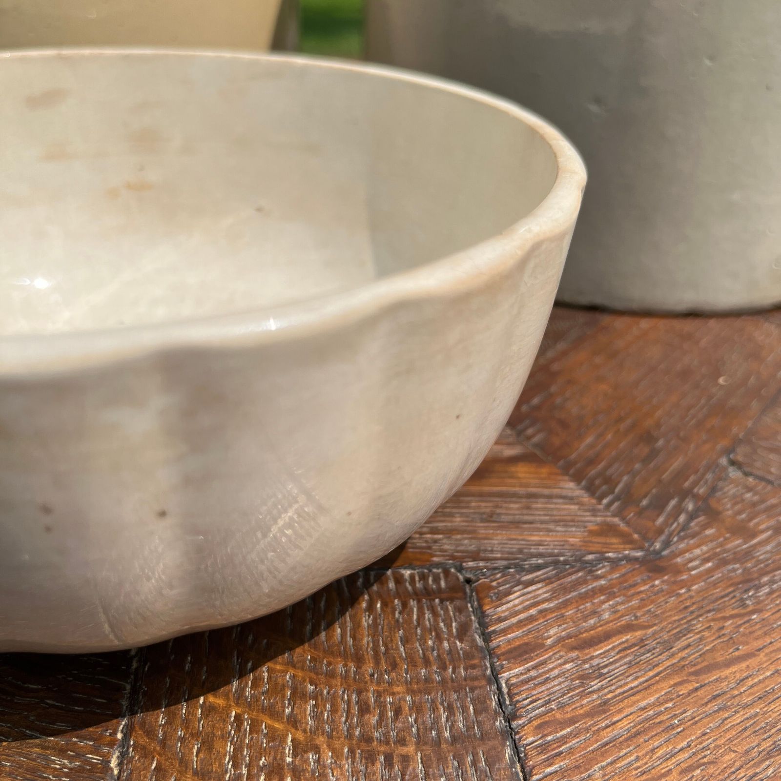 Set Van 3 Beige Keramische Objecten photo buy
