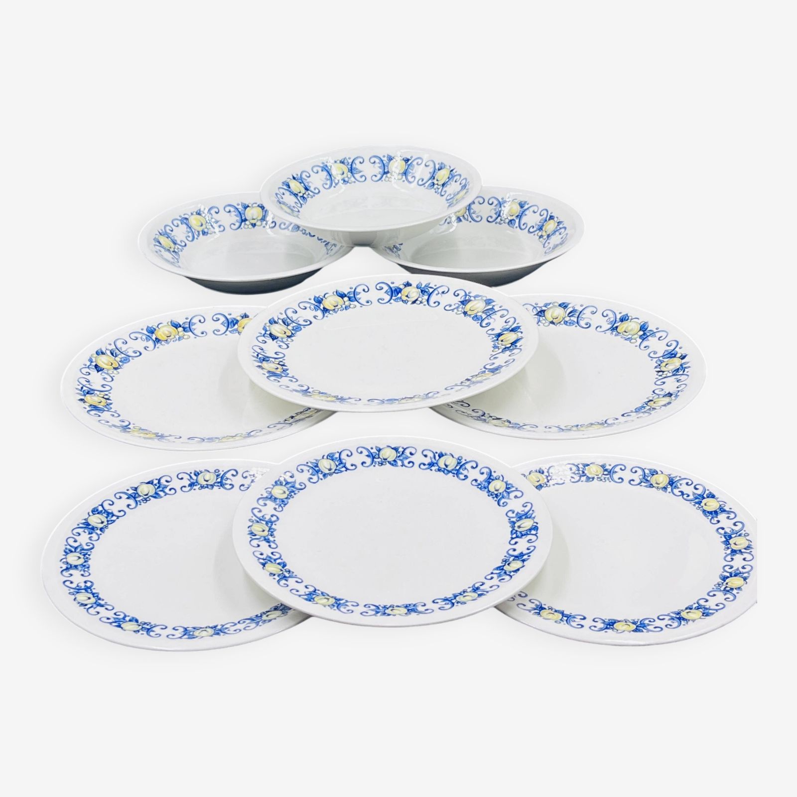 Set Van 9 Vintage Cadiz Borden – Villeroy & Boch – Jaren 1960–1970