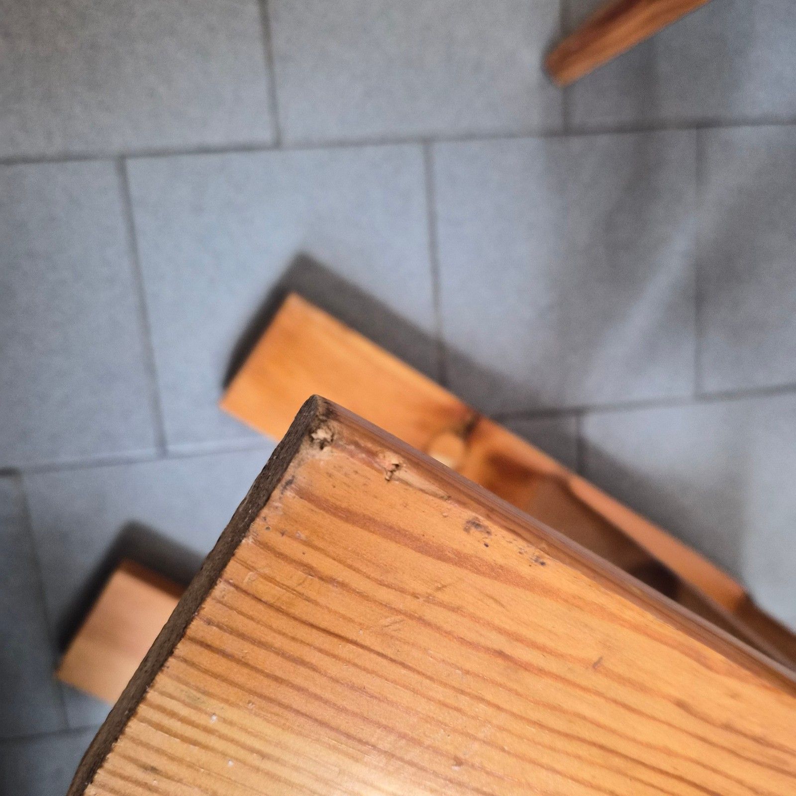 Suite Of 4 Side Tables Bedside Tables Luggage Rack Stools Vintage 1970 Pine photo vintage