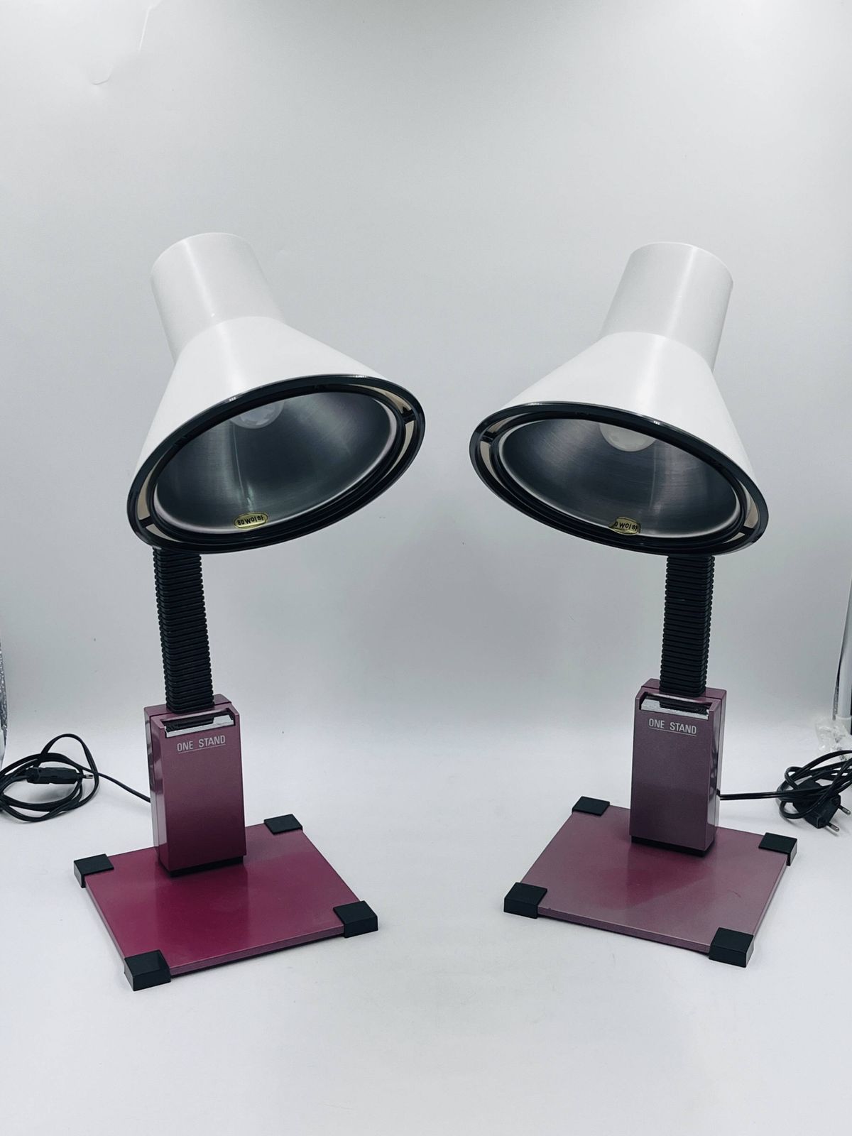 Paar Post Modern Bureaulampen "One Stand" – Jaren 1980 photo furniture
