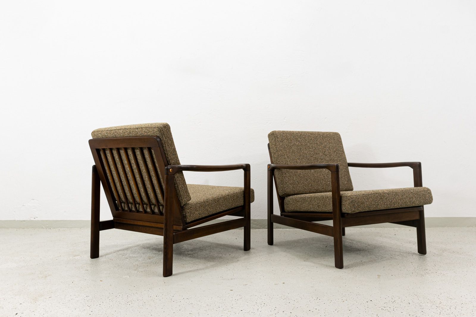 Vintage Armchairs By Zenon Bączyk, 1960's, Set Of 2 photo 1300.0