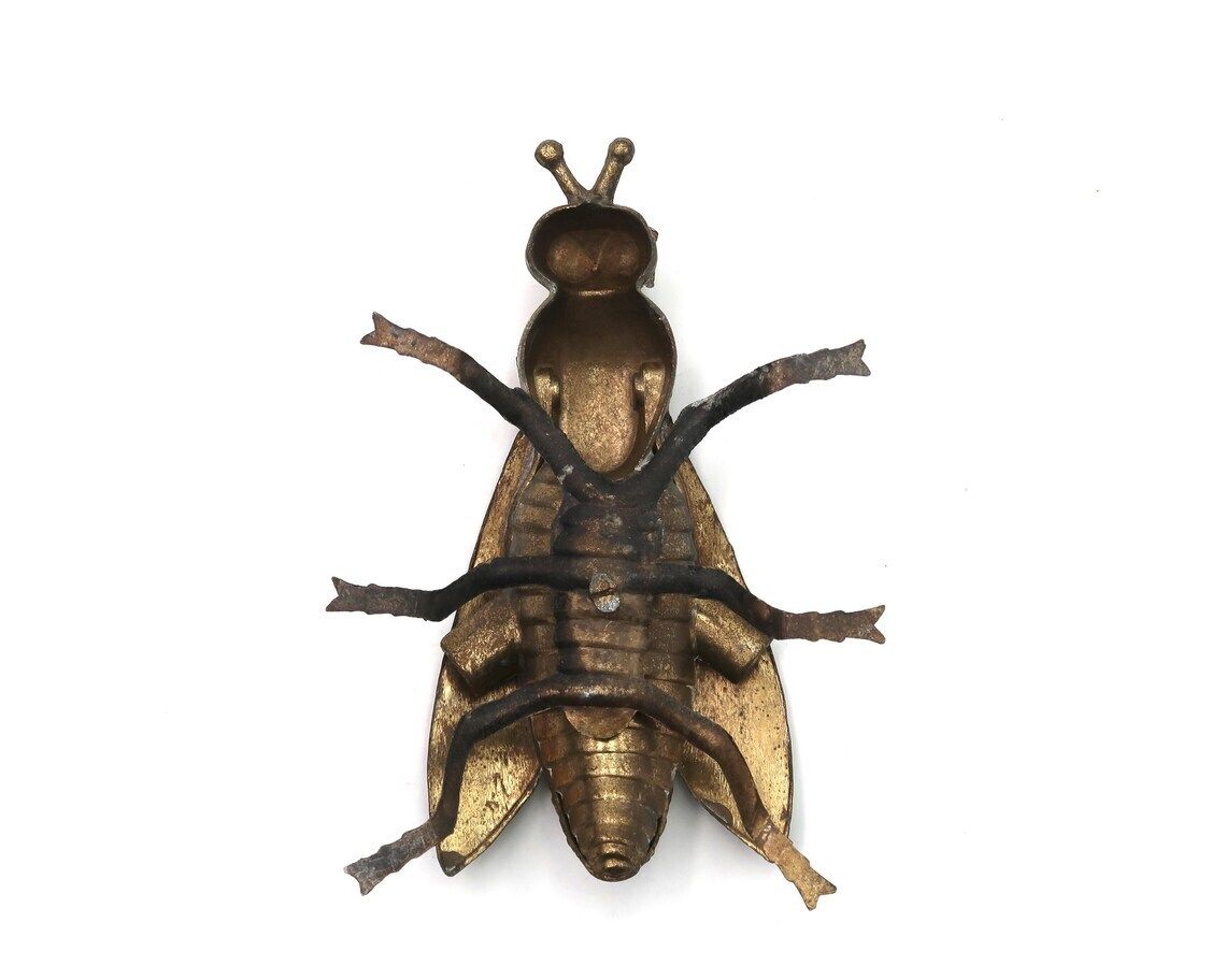 Franse Vliegenasbak Jaren 1950 / Sculptuur Dier Insect Woondecoratie Kabinet Der Curiositeiten Sieradendoos photo buy