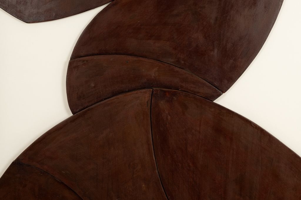 Bas Relief Panel “Les Jumeaux” (The Twins) In Weathered Wood. Contemporary. photo 7800.0