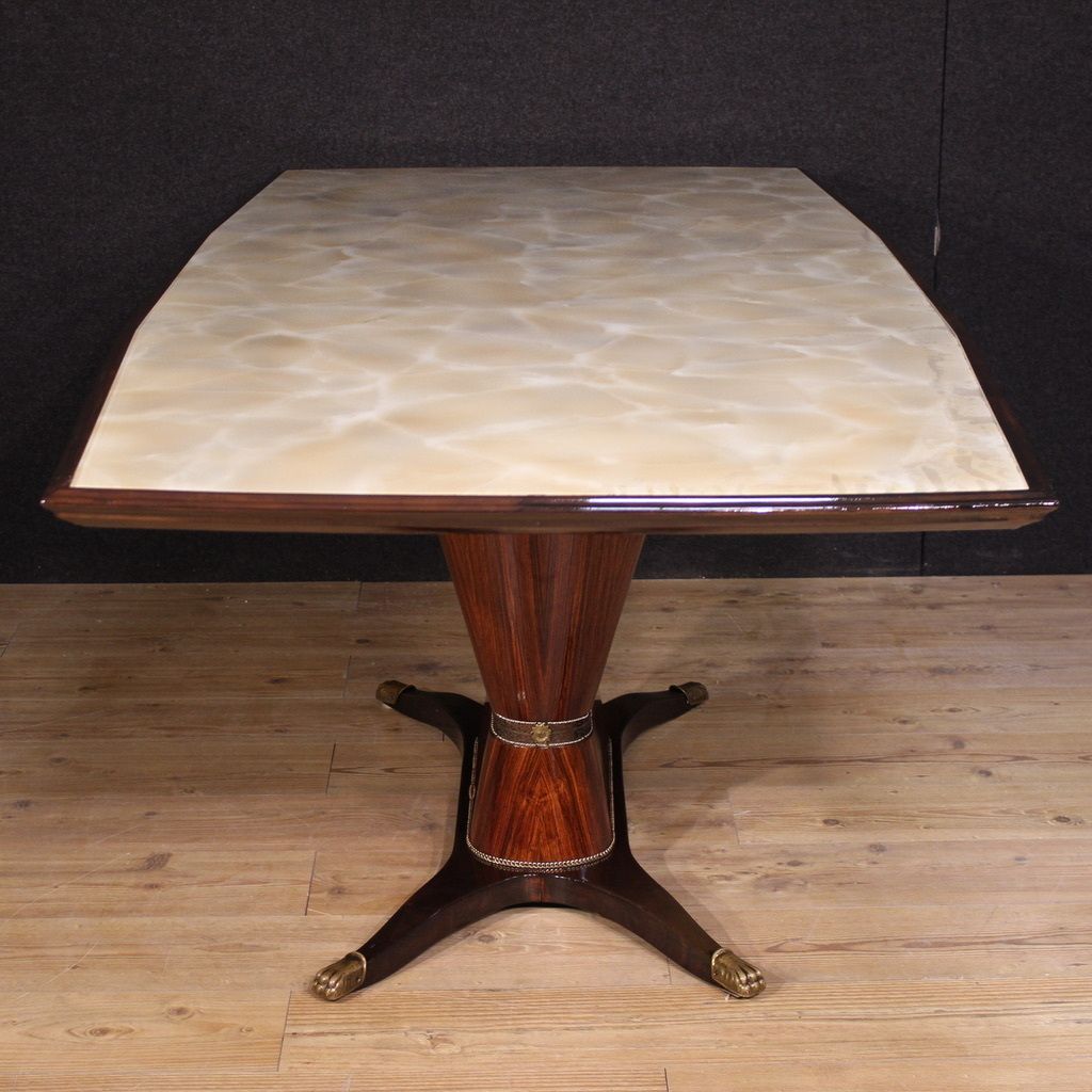 Great Dining Table Production Fratelli Rigamonti Desio, Milan, 1940s photo Furniture