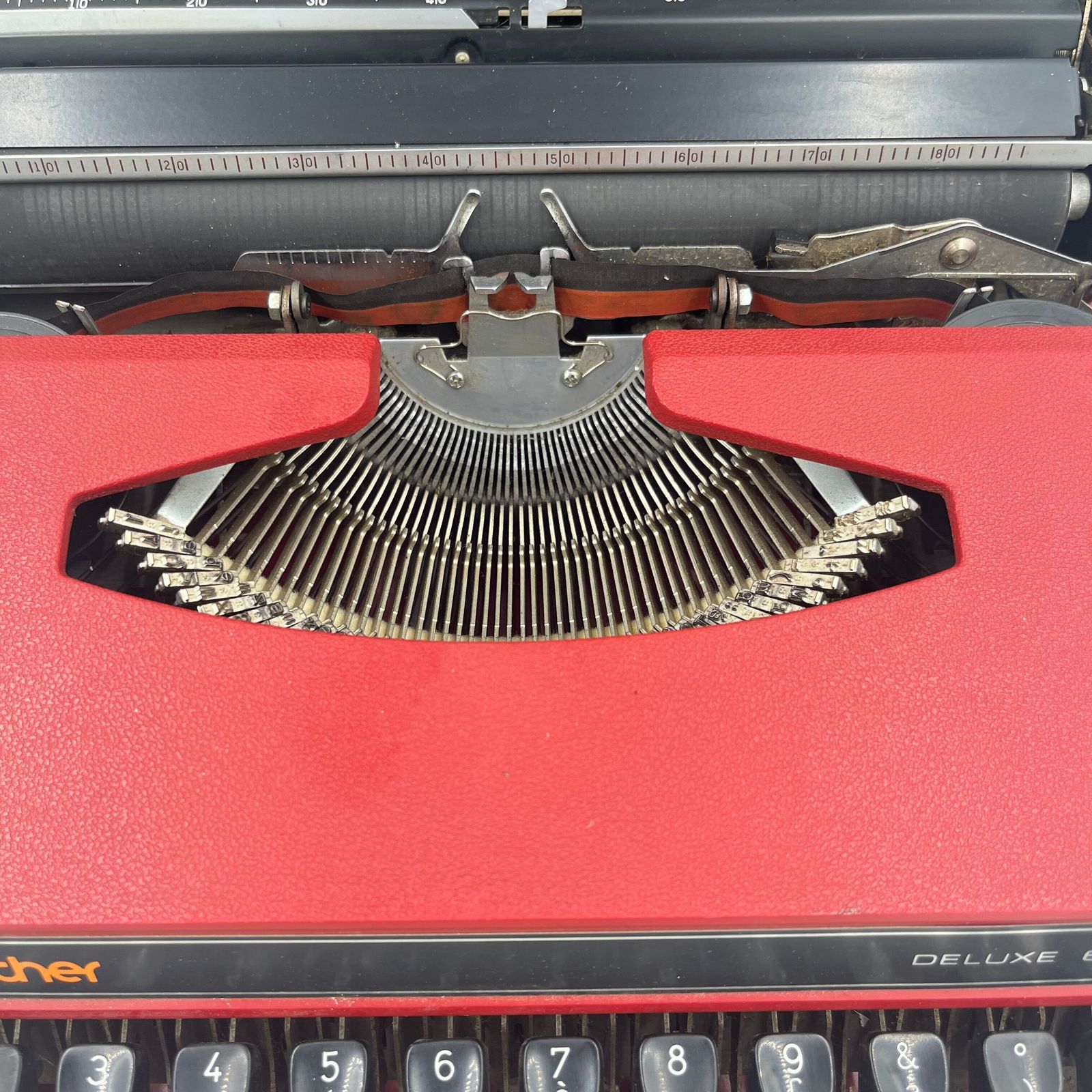 170.0 Brother Deluxe 600 Typemachine, Jaren 1970 photo