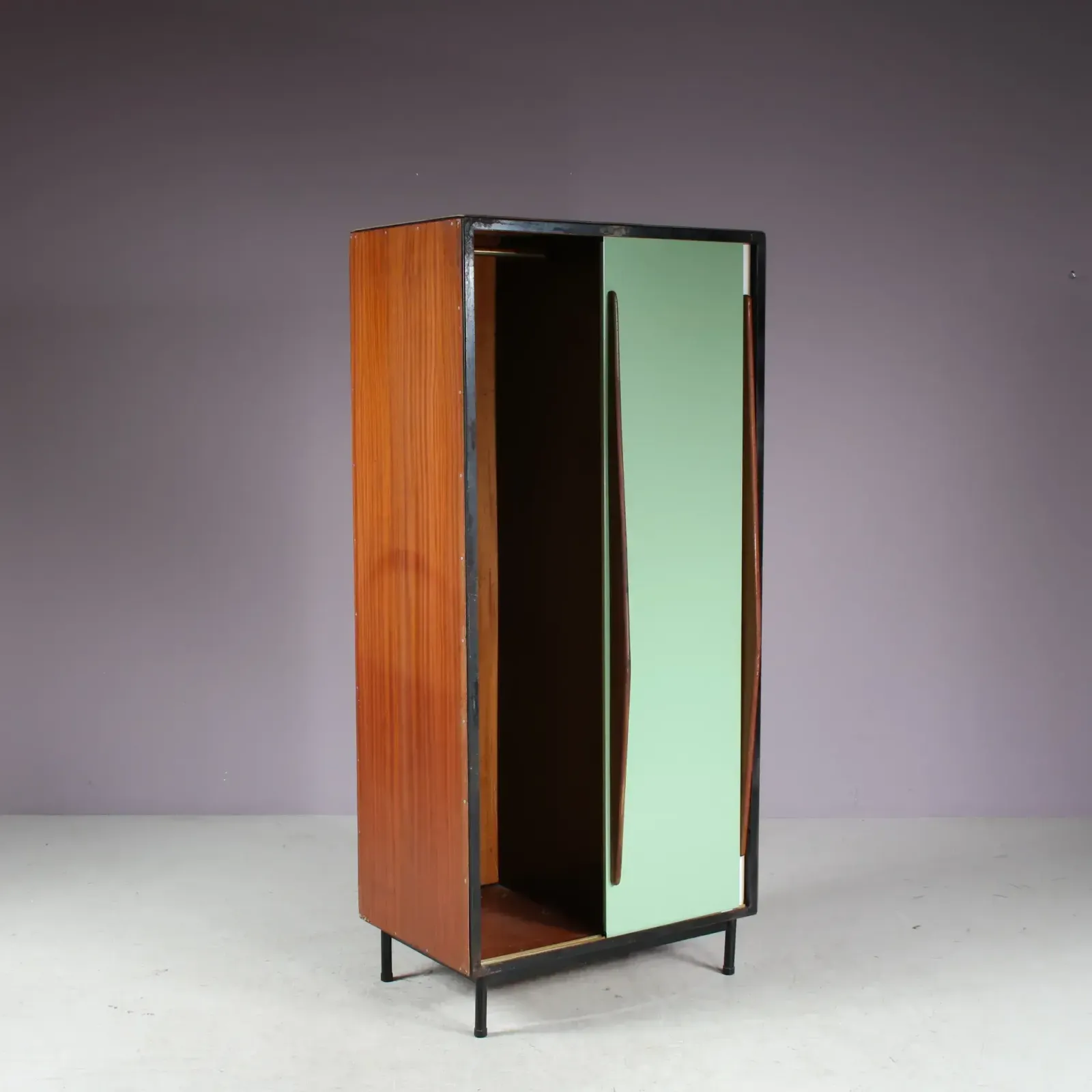 photo furniture Willy Van Der Meeren Wardrobe For Tubax, Belgium 1952