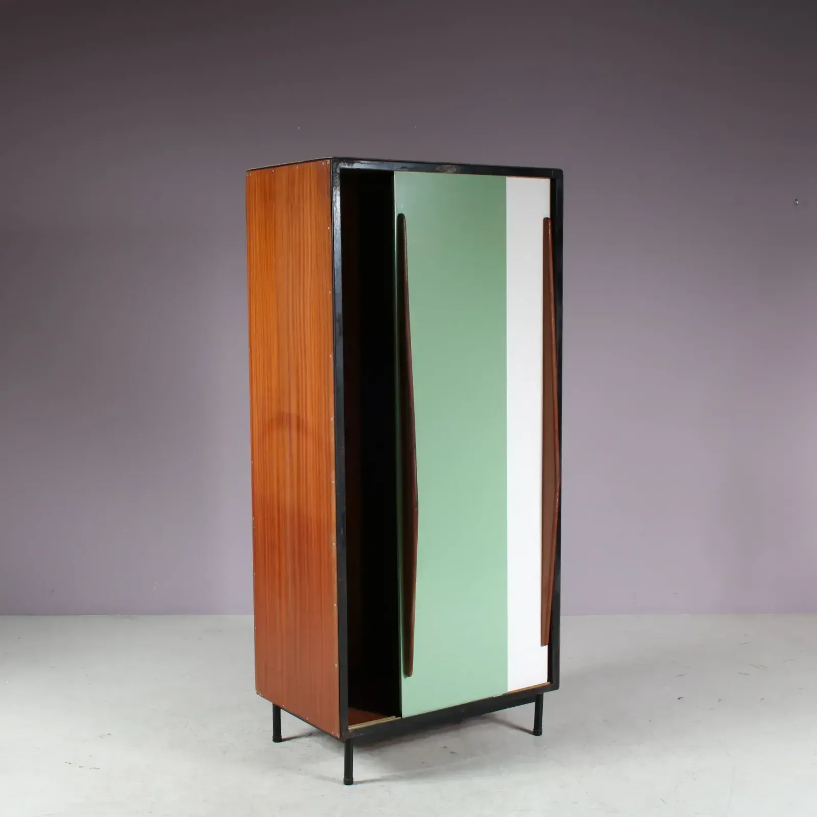 Furniture Willy Van Der Meeren Wardrobe For Tubax, Belgium 1952 photo