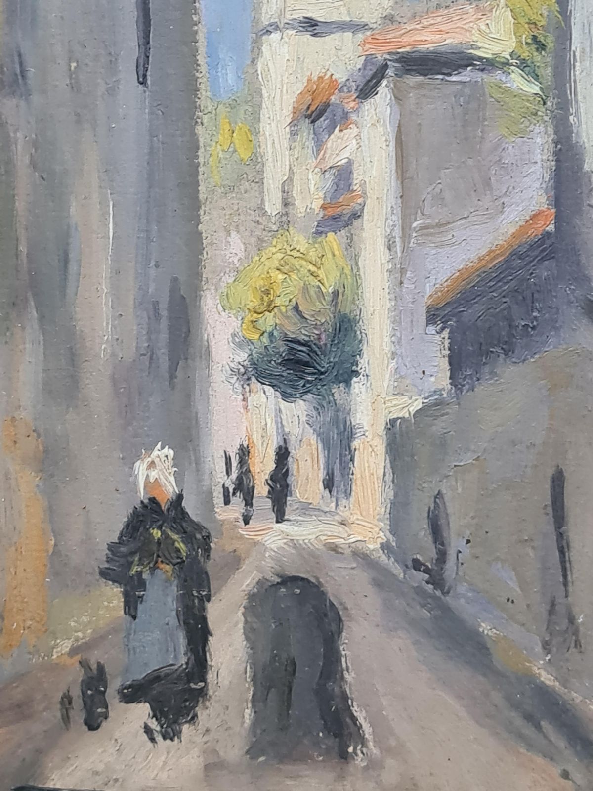 photo buy Louis Audibert A Pair Of French Impressionist, Oil On Board, Street Views Of Nice Southern France, 1918