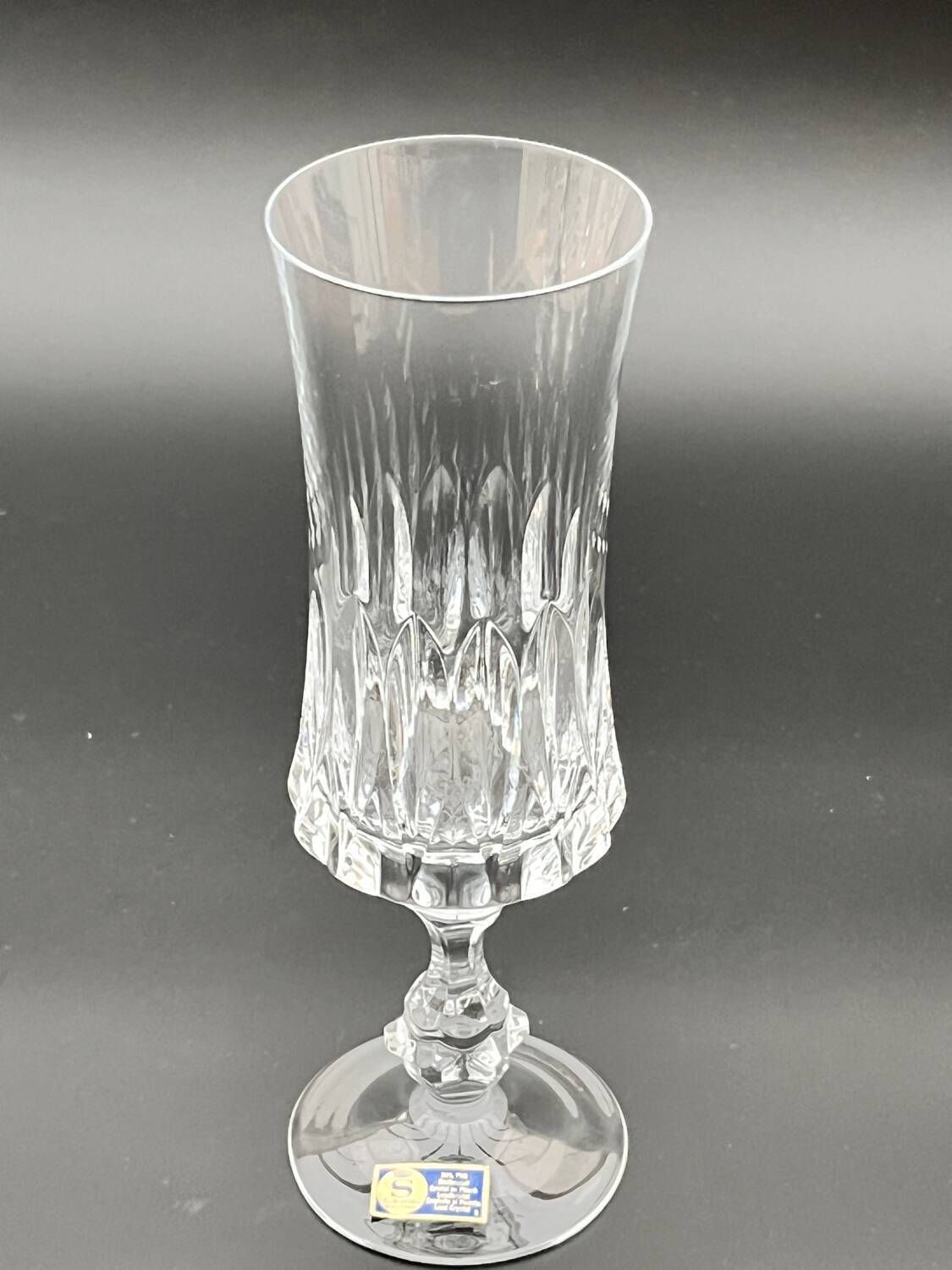 Set Van 6 Spiegelau Kristallen Flûtes photo vintage