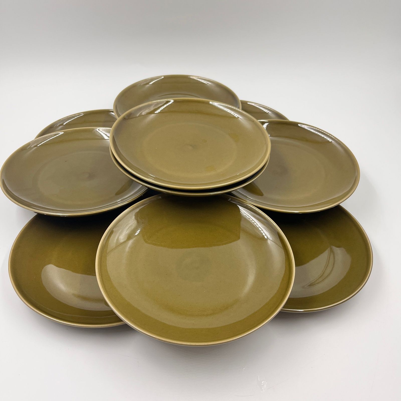 photo buy Olijfgroen Vintage Koffieservies