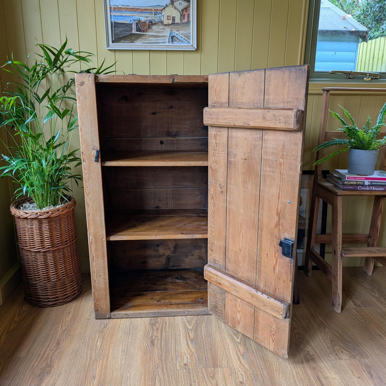 Rustic Victorian Pine Cupboard photo Furniture