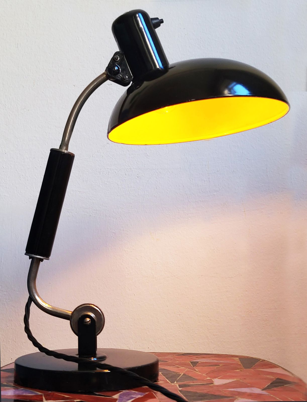 Lighting Bauhaus Desk Lamp By Christian Dell For Koranda, 1930s photo