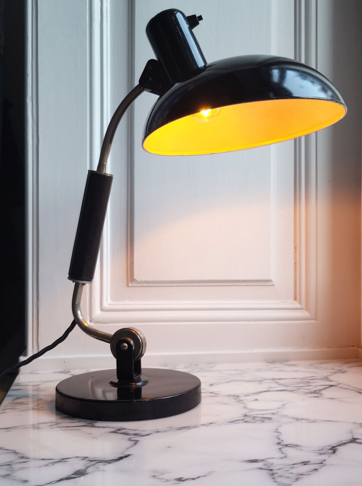 Bauhaus Desk Lamp By Christian Dell For Koranda, 1930s photo furniture