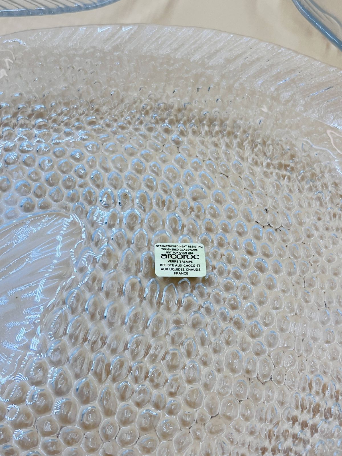 Arcoroc Glass Fish Service – 1 Dish + 6 Plates photo buy