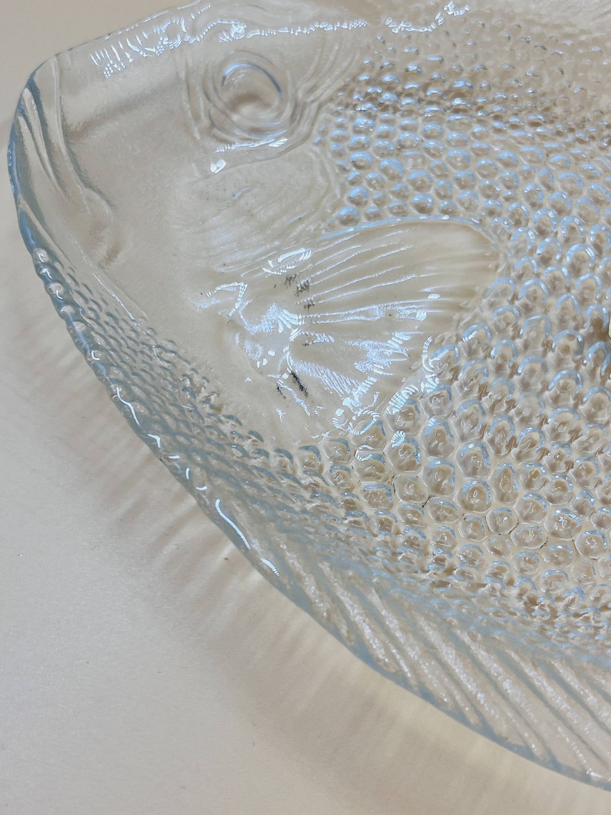 photo for sale Arcoroc Glass Fish Service – 1 Dish + 6 Plates