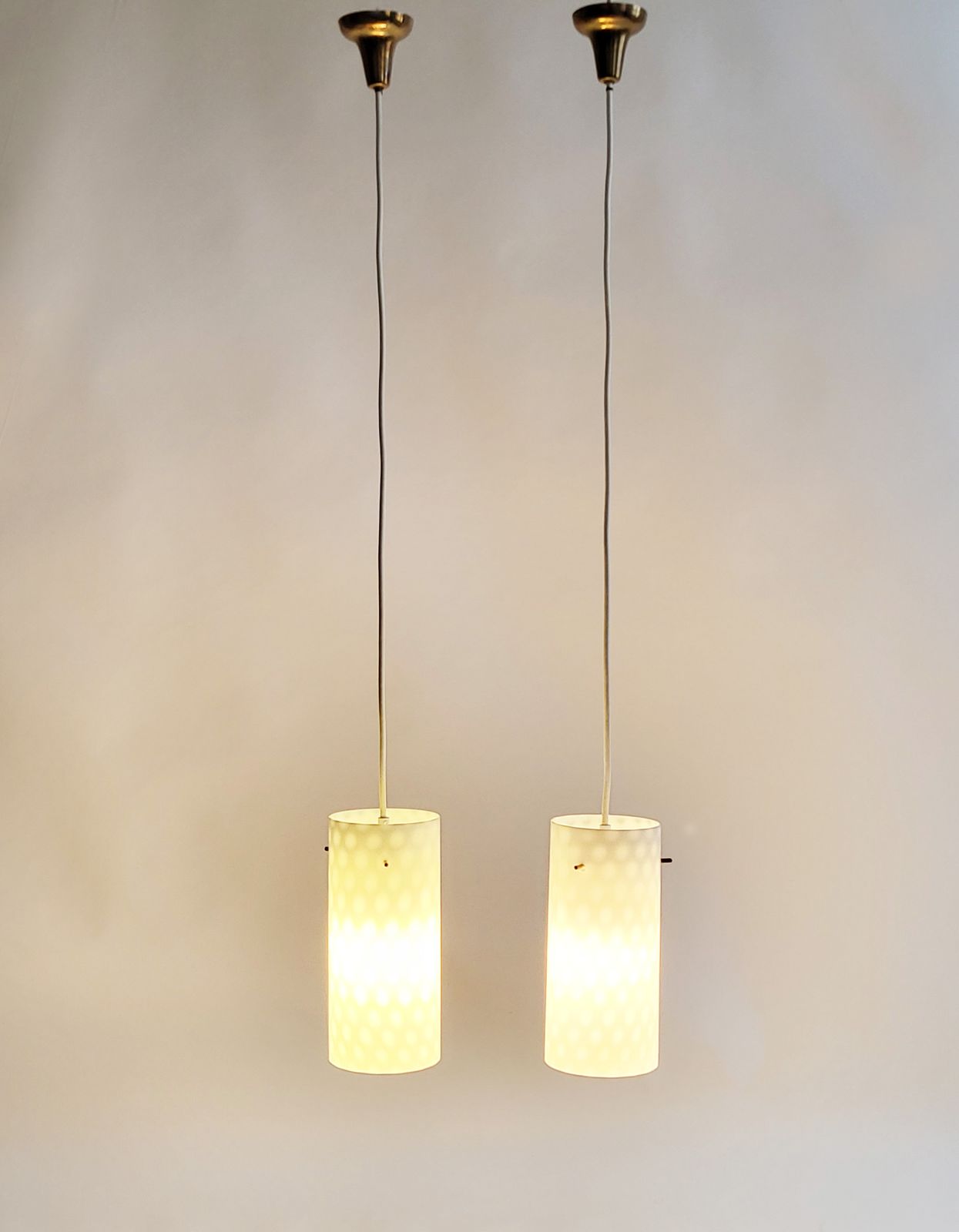 Mid Century Murano Glass Polkadot Pendant Light By Rupert Nikoll, 1950s photo buy