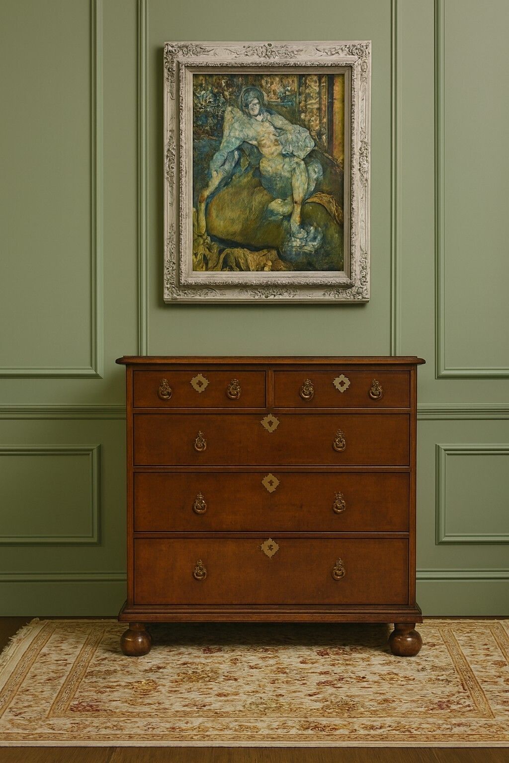 William And Mary  Walnut  Chest Of Drawers C1690