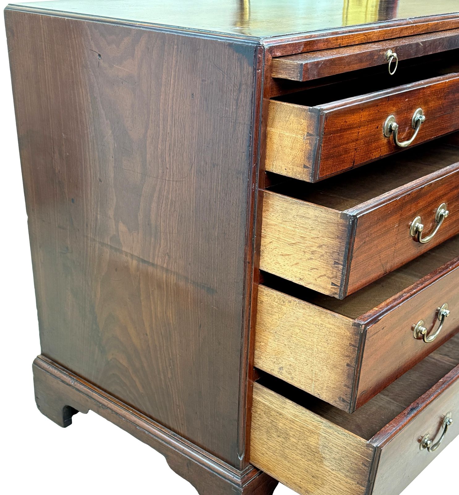 18th Century Georgian Mahogany Chest With A Slide (England, Circa 1750) photo 5000.0