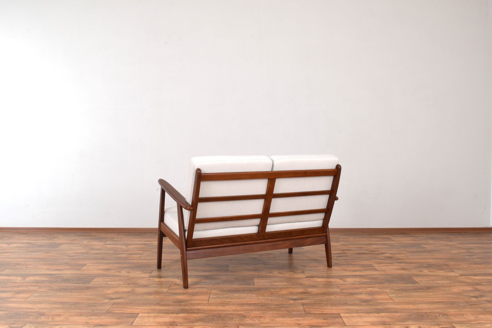 Mid Century Danish Teak Two Seater Sofa, 1960s. photo vinterior