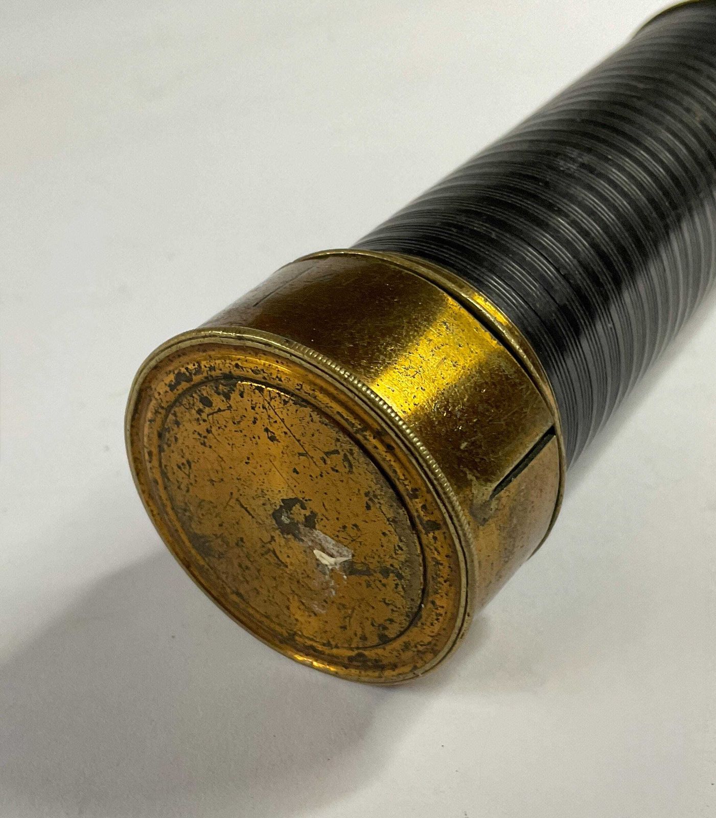 Antique Victorian 6 Draw Pocket Telescope – Small Brass Spyglass – C. 1860 photo 165.0