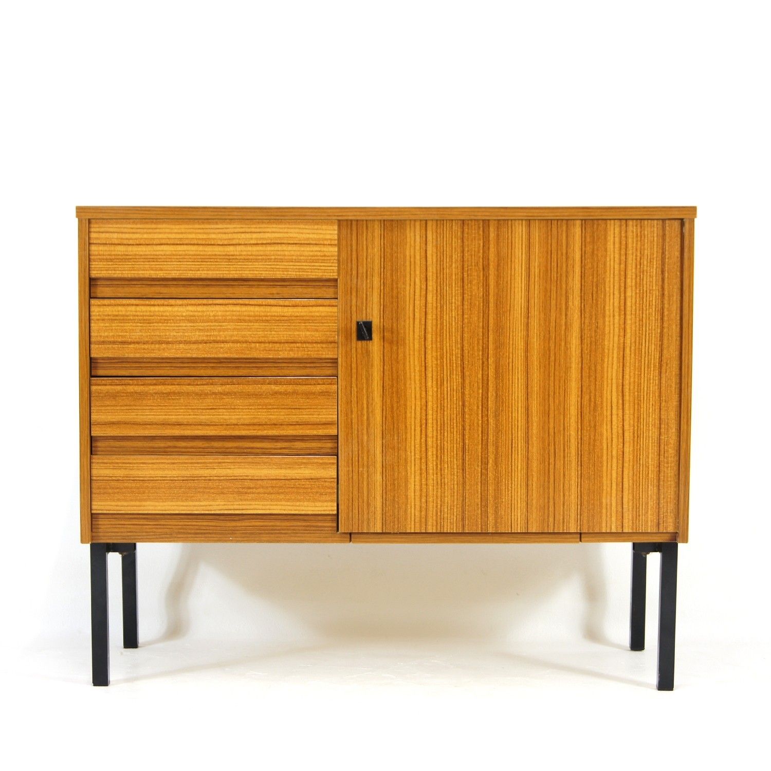 Retro Vintage Hifi Stereo Sideboard Tv Stand Cabinet 70s Teak Mid Century Danish