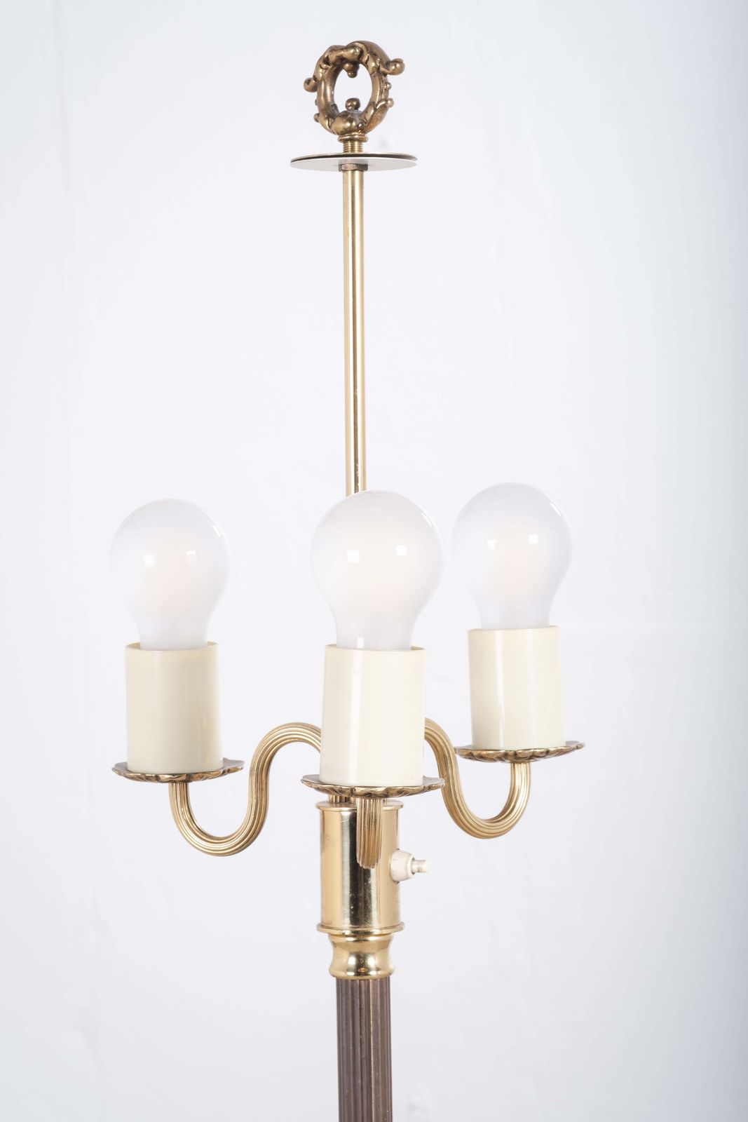 Danish 1960s Three Arm Floor Lamp In Brass photo 806.0