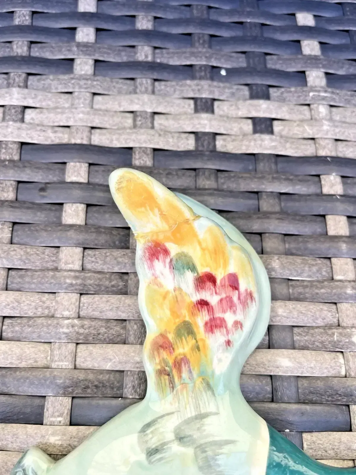 Art Set Of 3 Staffordshire Flying Duck Mallard Wall Plaques Pocket Vases Not Beswick photo