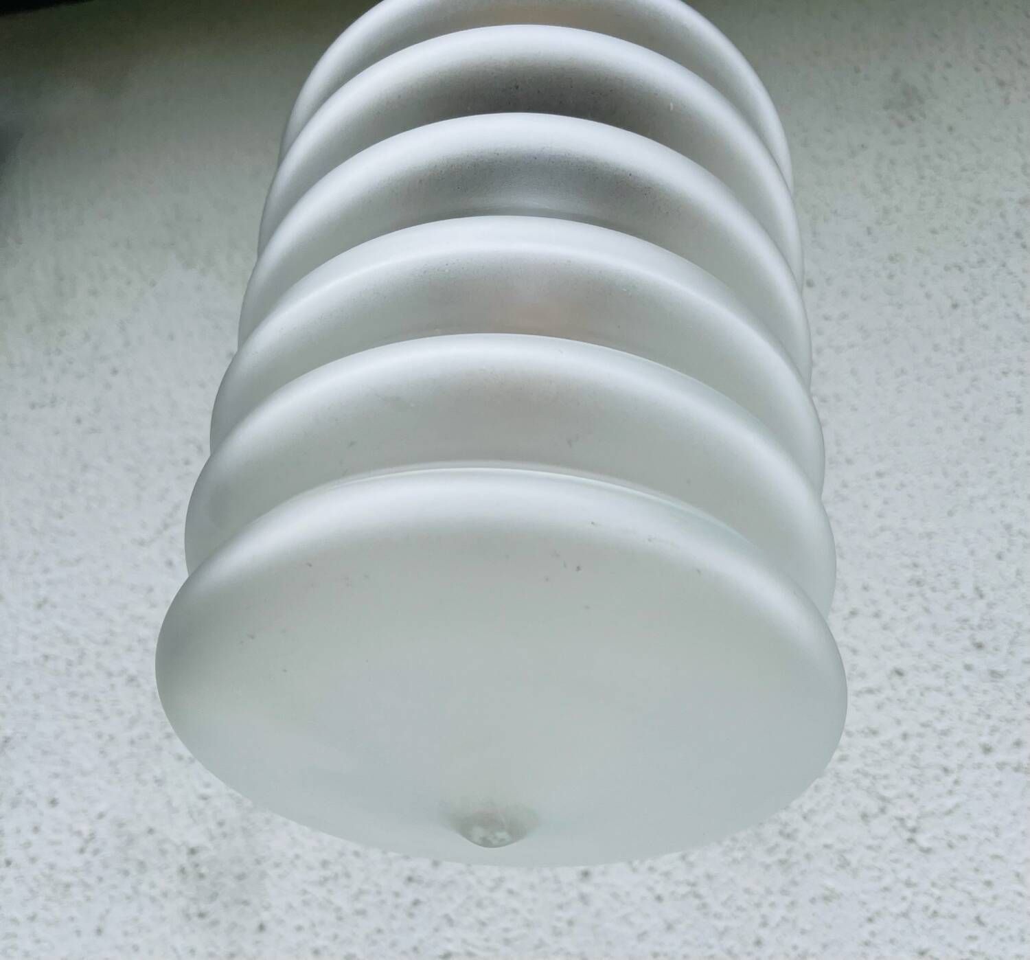 Art Deco Hanglamp In Matglas photo buy