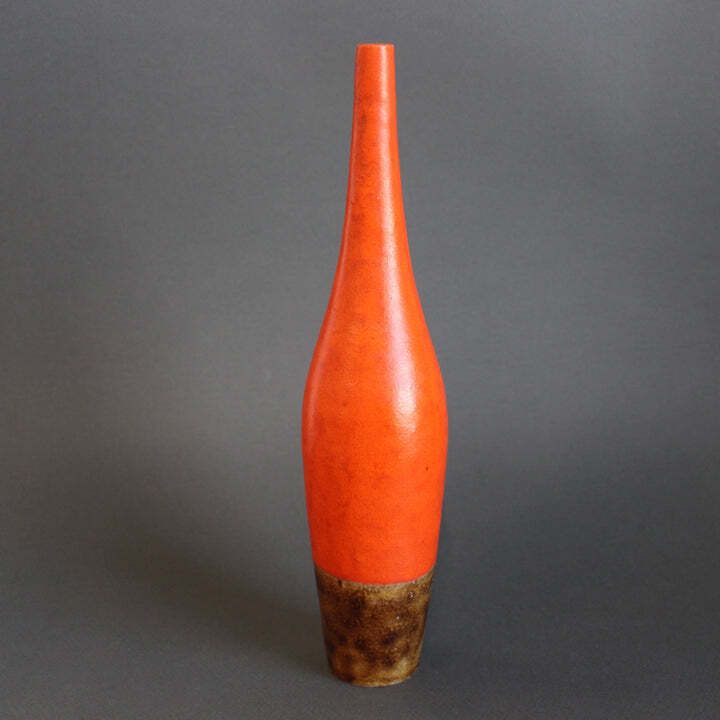 Mid Century Italian Ceramic Vase By Guido Gambone (Circa 1950s) photo for sale