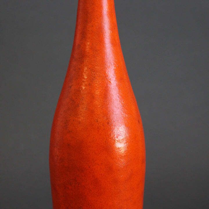 Mid Century Italian Ceramic Vase By Guido Gambone (Circa 1950s) photo vintage